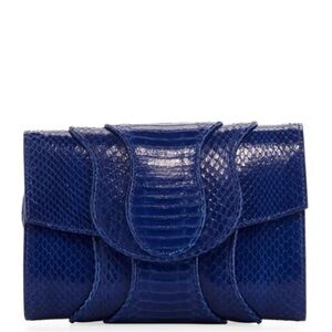 Blue Snakeskin Bag